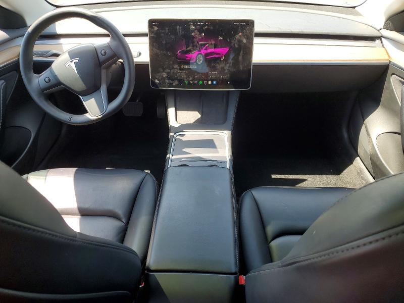 2022 Tesla VIN 5YJ3E1EA3NF361950 COPART salvage auction — REAR END, Ca - Salvage Certificate, sold $7,300 on 2026-07-15 (photo 8)