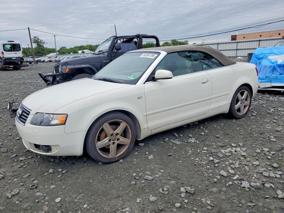 2005 Audi A4 VIN WAUAC48H85K006957 COPART salvage auction — FRONT END, Nj - Cert Of Title-Salvage, sold $325 on 2026-07-20 (photo 1)