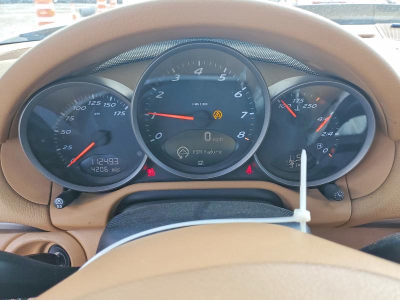 2006 Porsche Boxster VIN WP0CA29836U710333 COPART salvage auction — FRONT END, Tx - Salvage Vehicle Title, sold $3,000 on 2026-07-02 (photo 9)