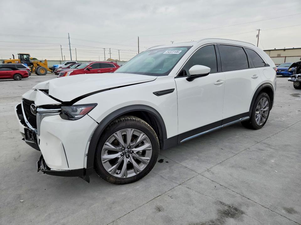 2024 Mazda Cx-90 VIN JM3KKDHD4R1136437 COPART salvage auction — FRONT END, Tx - Certificate Of Title, sold $1,600 on 2026-07-28 (photo 1)