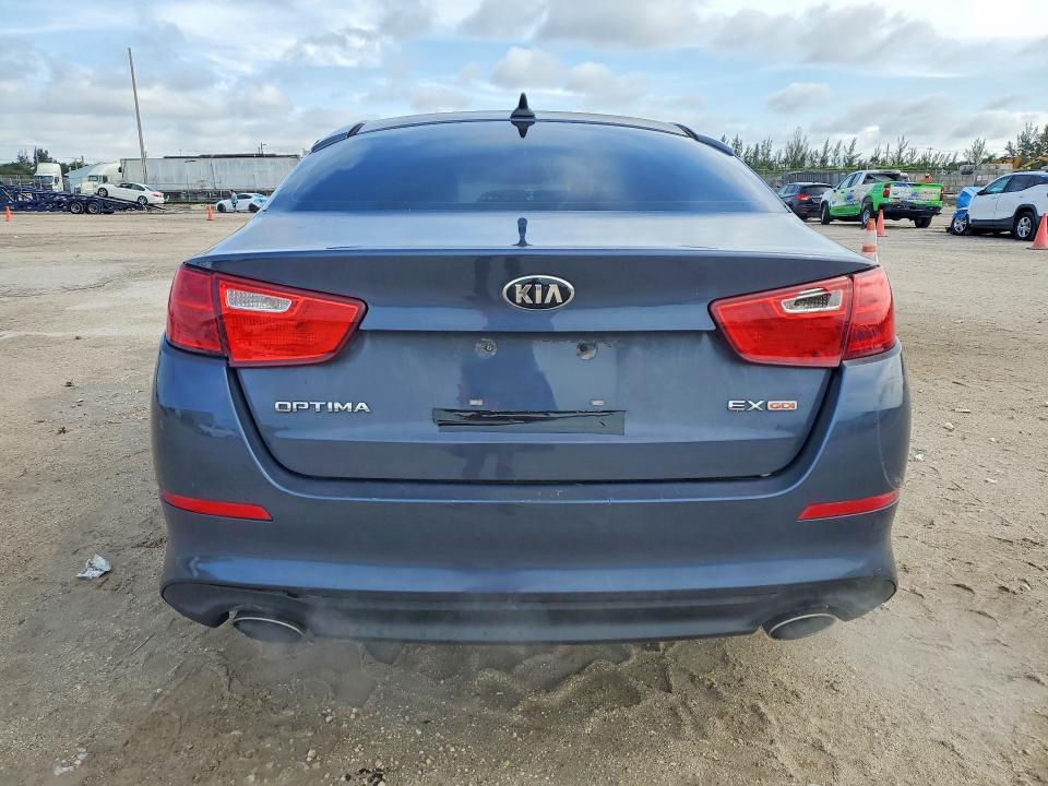 2015 Kia Optima VIN 5XXGN4A78FG413584 COPART salvage auction — FRONT END, Fl - Certificate Of Title (P), sold $625 on 2026-07-07 (photo 6)