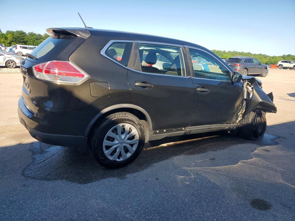 2016 Nissan Rogue VIN KNMAT2MV6GP711104 COPART salvage auction — FRONT END, Pa - Certificate Of Salvage, sold $575 on 2026-07-13 (photo 3)