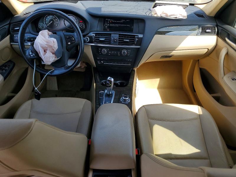 2014 BMW X3 VIN 5UXWX9C58E0D17504 COPART salvage auction — UNDERCARRIAGE, Ca - Salvage Certificate, sold $625 on 2026-07-08 (photo 8)