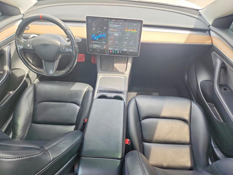 2022 Tesla Model 3 VIN 5YJ3E1EBXNF187030 COPART salvage auction — FRONT END, Fl - Certificate Of Destruction, sold $7,100 on 2026-07-14 (photo 8)
