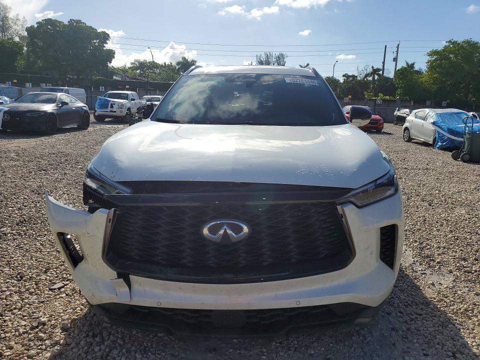2025 Infiniti Qx60 VIN 5N1AL1FR7SC354666 COPART salvage auction — FRONT END, Fl - Cert Of Title Slvg Rebuildable, sold $11,100 on 2026-07-28 (photo 5)