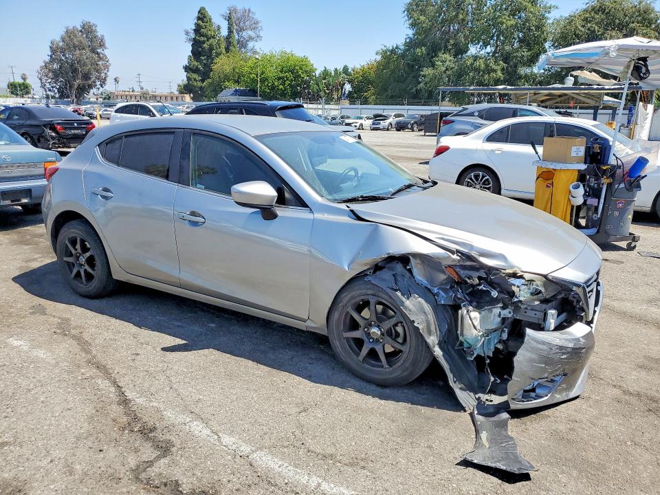 2014 Mazda 3 VIN JM1BM1L71E1144265 COPART salvage auction — FRONT END, Ca - Salvage Certificate, sold $1,250 on 2026-07-31 (photo 4)