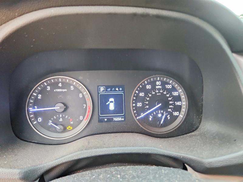 2018 Hyundai Tucson VIN KM8J33ALXJU767429 COPART salvage auction — HAIL, Tx - Certificate Of Title, sold $2,650 on 2026-07-03 (photo 9)