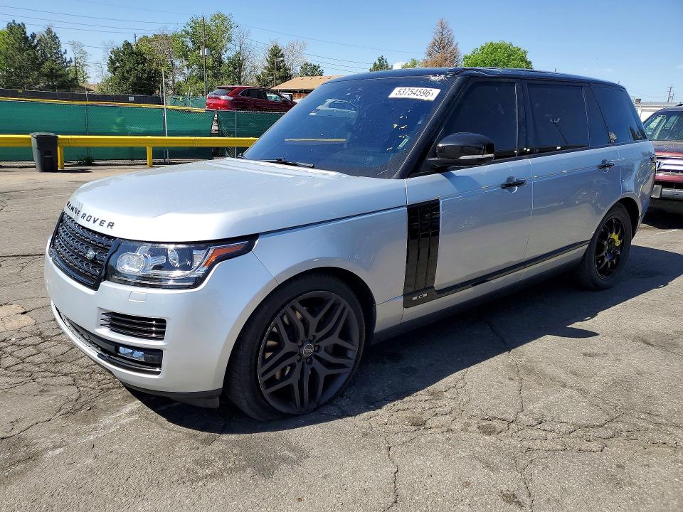 2017 Land rover RANGE ROVER VIN SALGS5FE0HA347304 COPART salvage auction — SIDE, Co - Public - Salvage Title, sold $7,900 on 2026-08-01 (photo 1)