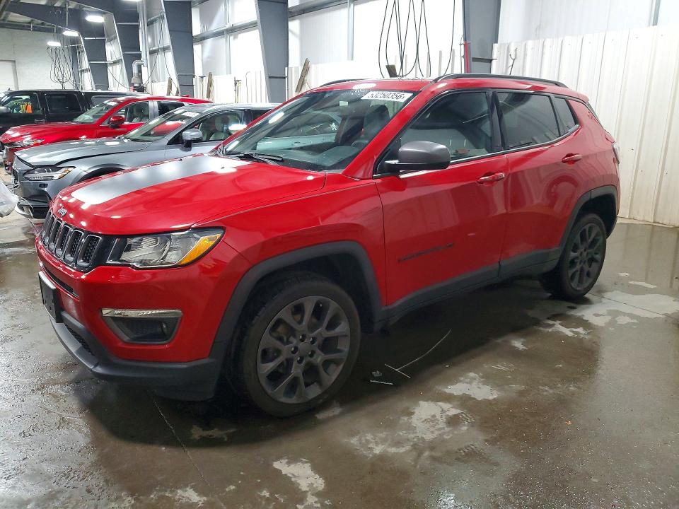 2021 Jeep VIN 3C4NJDEB6MT543267 COPART salvage auction — REAR END, Mn - Cert Of Title-Salvage, sold $3,800 on 2026-07-02 (photo 1)