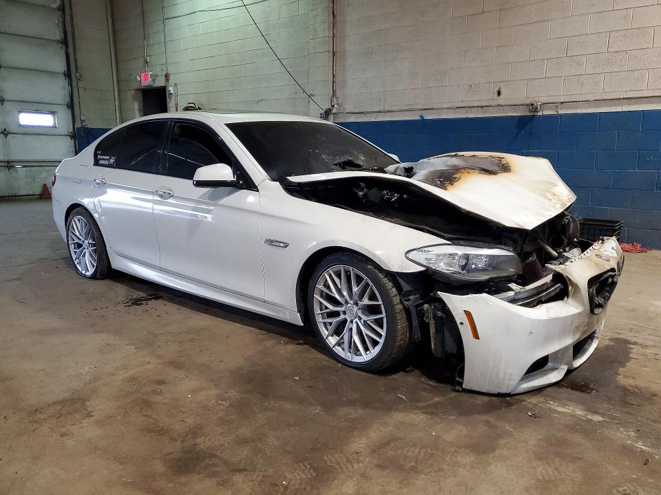 2012 BMW 5 series VIN WBAFU9C59CC788190 COPART salvage auction — Burn Engine, MI - CERTIFICATE OF TITLE, sold $375 on 2026-07-24 (photo 4)