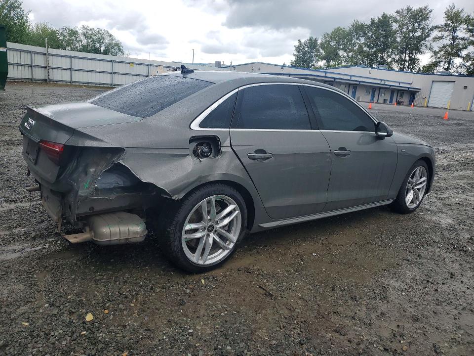 2024 Audi A4 VIN WAUEAAF43RN010750 COPART salvage auction — REAR END, Wa - Bill Of Sale, sold $11,200 on 2026-07-20 (photo 3)