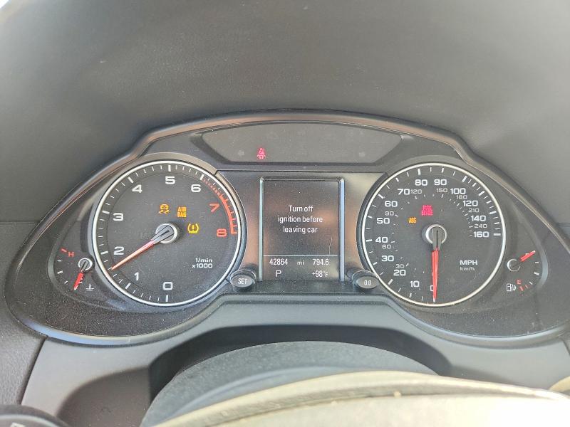 2016 Audi Q5 VIN WA1L2AFP4GA138298 COPART salvage auction — FRONT END, Sc - Cert Of Title-Salvage, sold $4,350 on 2026-07-06 (photo 9)