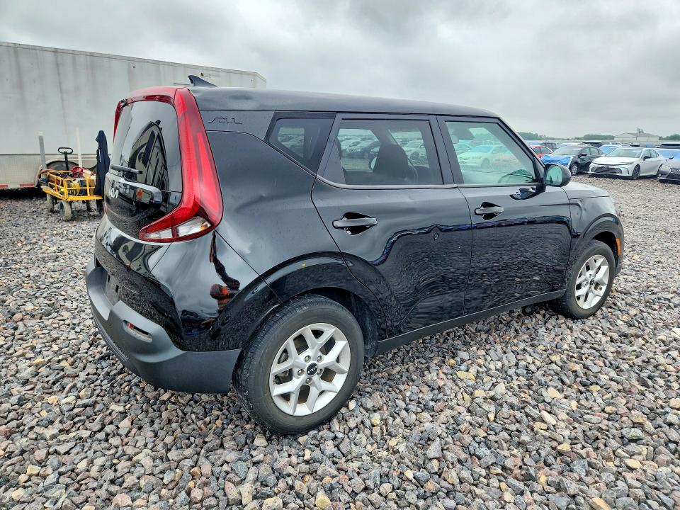2022 Kia Soul VIN KNDJ23AU9N7164864 COPART salvage auction — HAIL, Mo - Certificate Of Title, sold $7,400 on 2026-07-13 (photo 3)
