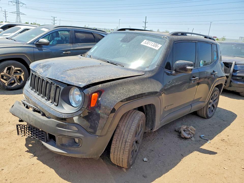 2018 Jeep Renegade VIN ZACCJBBB8JPG72839 COPART salvage auction — FRONT END, Il - Salvage Certificate, sold $4,200 on 2026-07-28 (photo 1)