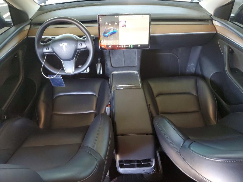 2023 Tesla Model y VIN 7SAYGDEF3PF906287 COPART salvage auction — REAR END, Ca - Salvage Certificate, sold $13,500 on 2026-07-02 (photo 8)