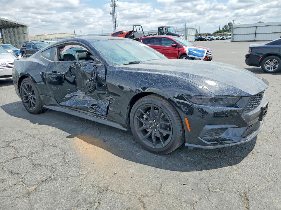 2026 Ford Mustang VIN 1FA6P8TH3T5114139 COPART salvage auction — SIDE, Ca - Salvage Certificate, sold $15,200 on 2026-07-09 (photo 4)
