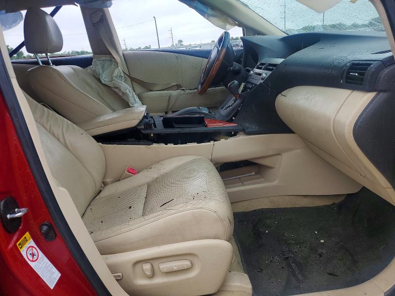 2010 Lexus Rx VIN JTJBC1BA9A2409497 COPART salvage auction — SIDE, Tx - Salvage Vehicle Title, sold $2,050 on 2026-07-15 (photo 7)