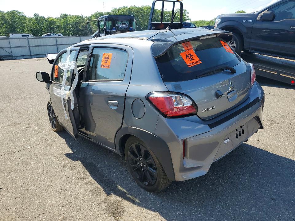 2023 Mitsubishi Mirage VIN ML32AWHJ1PH006734 COPART salvage auction — FRONT END, Wv - Certificate Of Title, sold $625 on 2026-07-02 (photo 2)