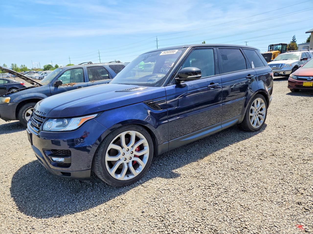2017 Land Rover Range Rover Sport VIN SALWR2FE8HA129357 — COPART salvage auction photo