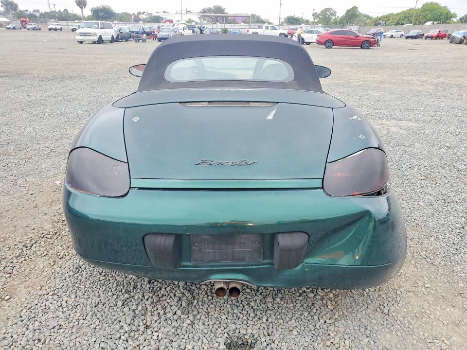 2000 Porsche Boxster VIN WP0CA2988YU624373 COPART salvage auction — REAR END, Ca - Salvage Certificate, sold $350 on 2026-07-14 (photo 6)