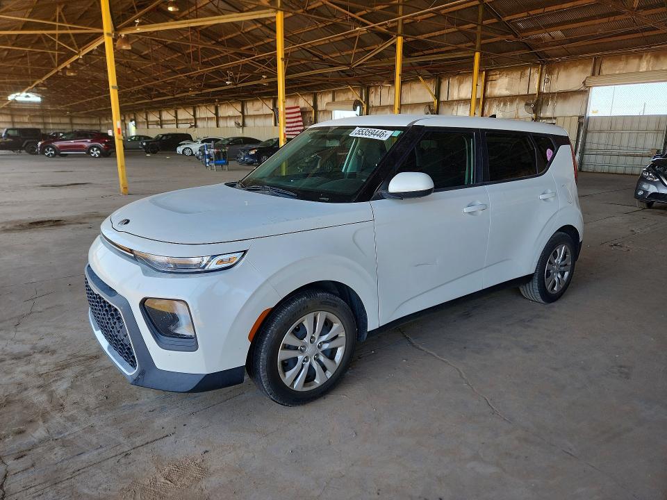 2021 Kia Soul VIN KNDJ23AU9M7783947 COPART salvage auction — VANDALISM, Az - Cert Of Title - Salvage, sold $3,100 on 2026-07-27 (photo 1)