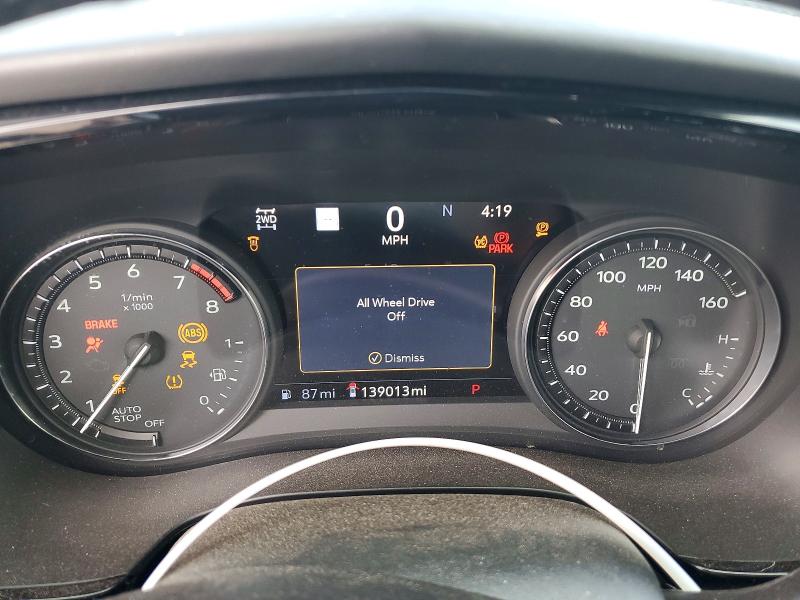 2020 Cadillac Xt6 VIN 1GYKPHRS3LZ109523 COPART salvage auction — FRONT END, Tx - Salvage Vehicle Title, sold $6,000 on 2026-07-10 (photo 9)