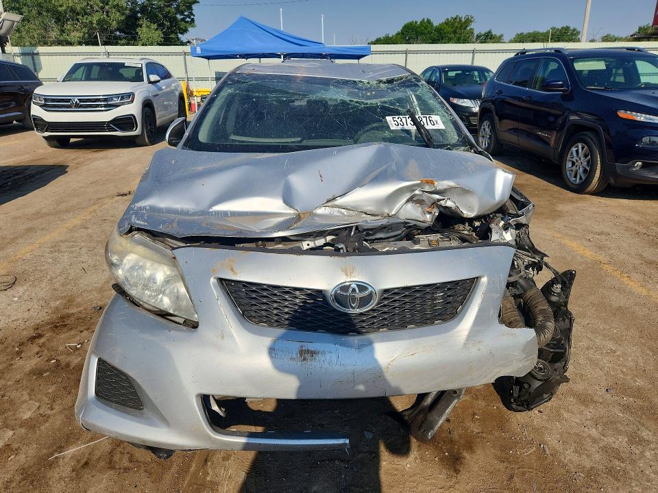 2010 Toyota Corolla VIN JTDBU4EE7A9117354 COPART salvage auction — FRONT END, Ks - Cert Of Title-Salvage, sold $525 on 2026-07-13 (photo 5)