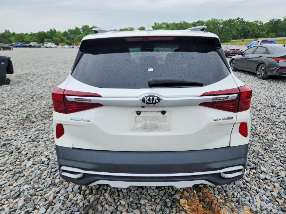 2021 Kia Seltos VIN KNDETCA26M7213983 COPART salvage auction — SIDE, Ga - Cert Of Title-Salvage, sold $5,300 on 2026-07-02 (photo 6)