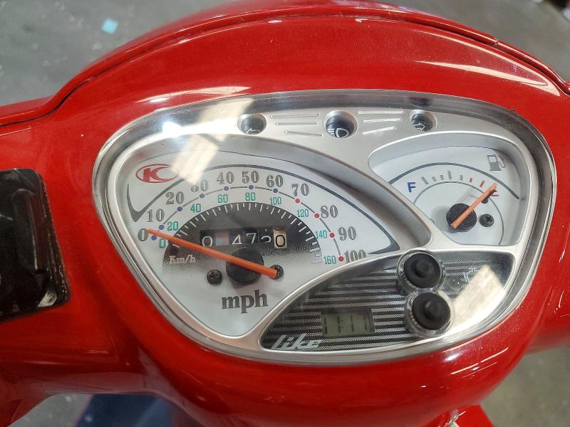 2015 Kymco usa inc Like VIN LC2D2H129FC100130 COPART salvage auction — FRONT END, OR - SALVAGE TITLE CERTIFICATE, sold $80 on 2026-07-16 (photo 7)