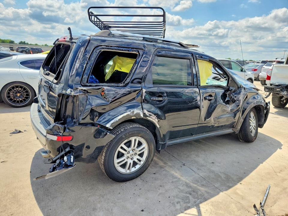 2010 Mercury Mariner VIN 4M2CN9H70AKJ04623 COPART salvage auction — ROLLOVER, Tx - Salvage Vehicle Title, sold $250 on 2026-07-02 (photo 3)