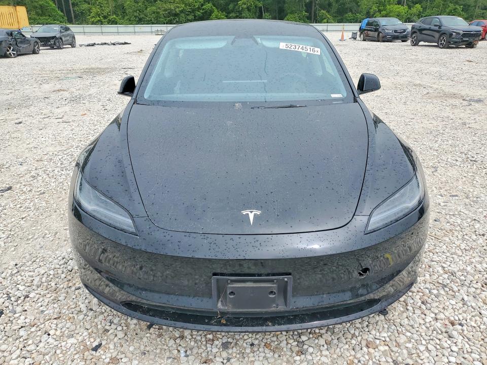 2024 Tesla Model 3 VIN 5YJ3E1EA4RF858091 COPART salvage auction — REAR END, Tx - Certificate Of Title, sold $150 on 2026-07-28 (photo 5)