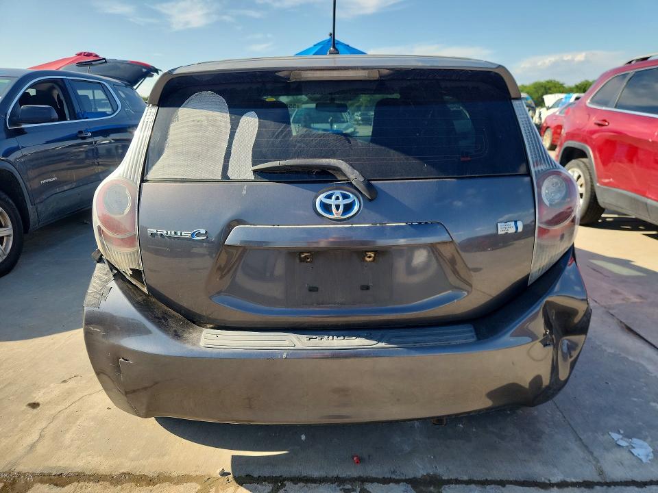 2013 Toyota Prius VIN JTDKDTB33D1533336 COPART salvage auction — FRONT END, Tx - Certificate Of Title, sold $750 on 2026-07-09 (photo 6)