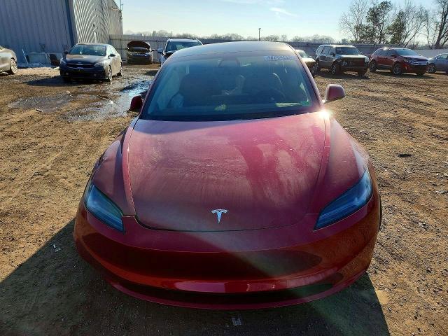 2025 Tesla Model 3 VIN 5YJ3E1EA1SF068267 COPART salvage auction — FRONT END, Md - Cert Of Salvage > 75% Damage, sold $5,500 on 2026-07-24 (photo 5)