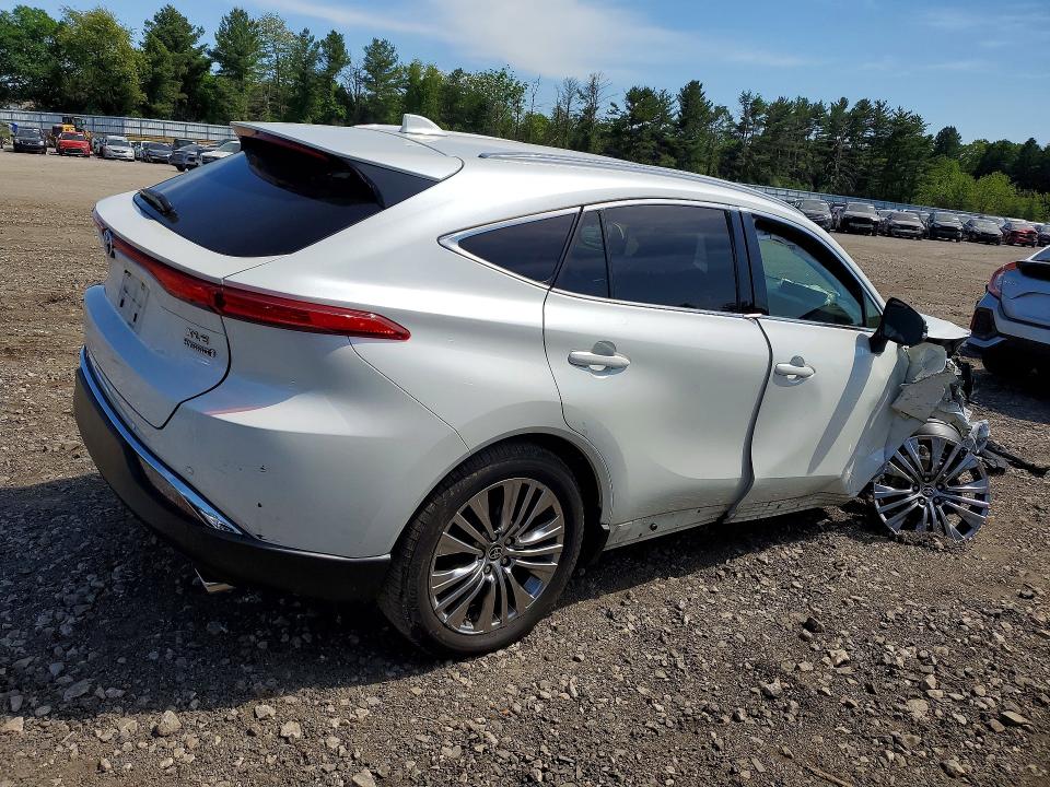 2022 Toyota Venza VIN JTEAAAAH7NJ093656 COPART salvage auction — FRONT END, Md - Cert Of Salvage > 75% Damage, sold $1,500 on 2026-07-27 (photo 3)