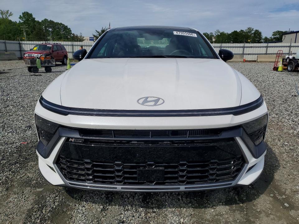 2025 Hyundai Sonata VIN KMHL54JC4SA521990 COPART salvage auction — REAR END, Sc - Cert Of Title-Salvage, sold $10,700 on 2026-07-29 (photo 5)