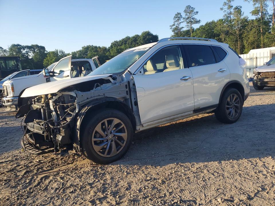2016 Nissan Rogue VIN KNMAT2MT6GP704295 COPART salvage auction — FRONT END, Ga - Cert Of Title-Salvage, sold $3,000 on 2026-07-07 (photo 1)