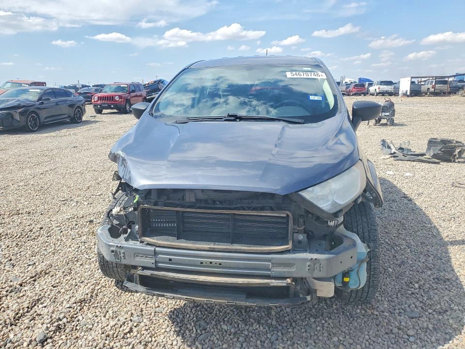 2020 Ford Ecosport VIN MAJ3S2FEXLC337418 COPART salvage auction — FRONT END, Tx - Salvage Vehicle Title, sold $1,250 on 2026-07-14 (photo 5)