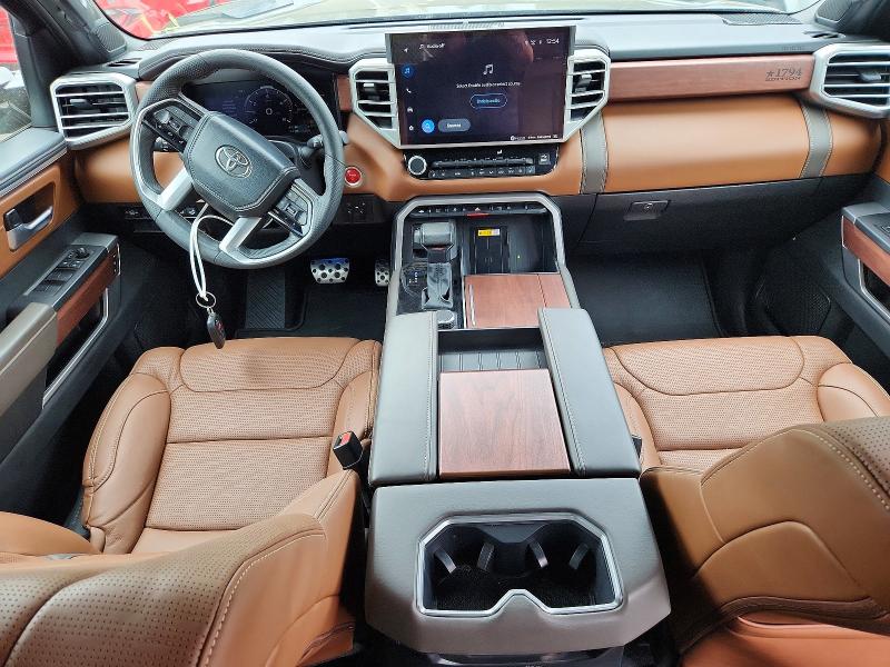 2024 Toyota Tundra VIN 5TFMC5DB8RX058718 COPART salvage auction — FRONT END, Ny - Mv-907A Salvage Certificate, sold $33,000 on 2026-07-07 (photo 8)