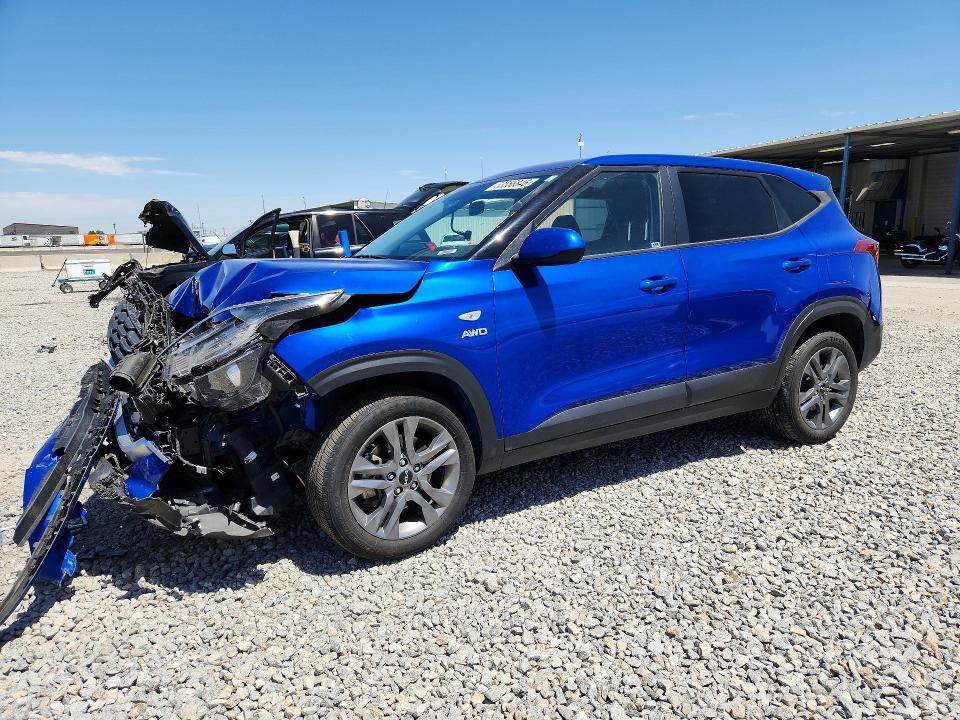 2023 Kia Seltos VIN KNDEPCAAXP7359013 COPART salvage auction — FRONT END, CO - PUBLIC - SALVAGE TITLE, sold $2,550 on 2026-07-02 (photo 1)