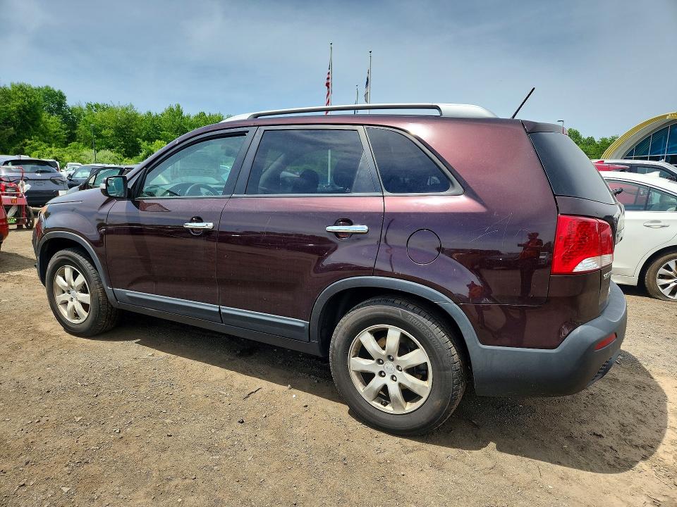 2011 Kia Sorento VIN 5XYKT3A12BG097689 COPART salvage auction — FRONT END, Ct - Certificate Of Title, sold $925 on 2026-07-09 (photo 2)