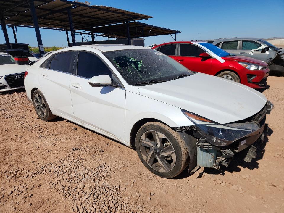 2021 Hyundai VIN 5NPLN4AG7MH045060 COPART salvage auction — FRONT END, Az - Cert Of Title - Salvage, sold $4,650 on 2026-07-02 (photo 4)