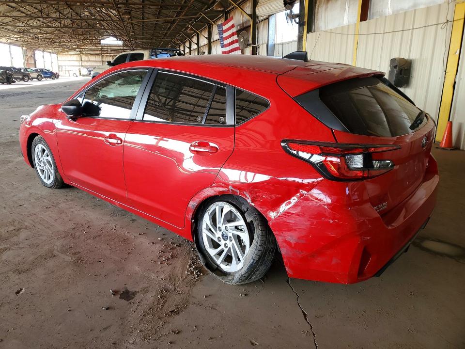 2024 Subaru Impreza VIN JF1GUABC9R8231144 COPART salvage auction — REAR END, Az - Cert Of Title - Salvage, sold $5,800 on 2026-07-27 (photo 2)