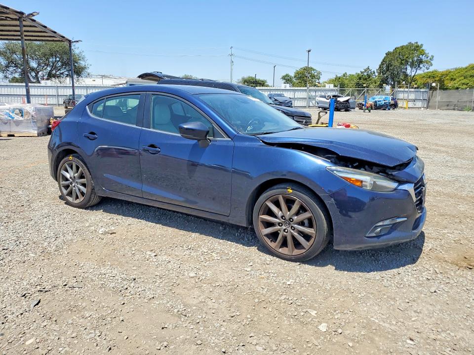 2018 Mazda VIN 3MZBN1M38JM273221 COPART salvage auction — FRONT END, Ca - Salvage Certificate, sold $150 on 2026-07-02 (photo 4)