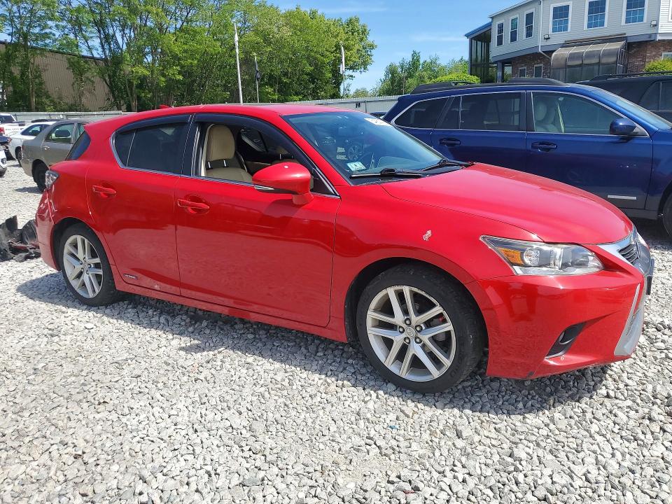 2014 Lexus Ct VIN JTHKD5BH7E2191004 COPART salvage auction — REAR END, Ma - Cert Of Title-Reconstrctd Coll, sold $2,700 on 2026-07-16 (photo 4)