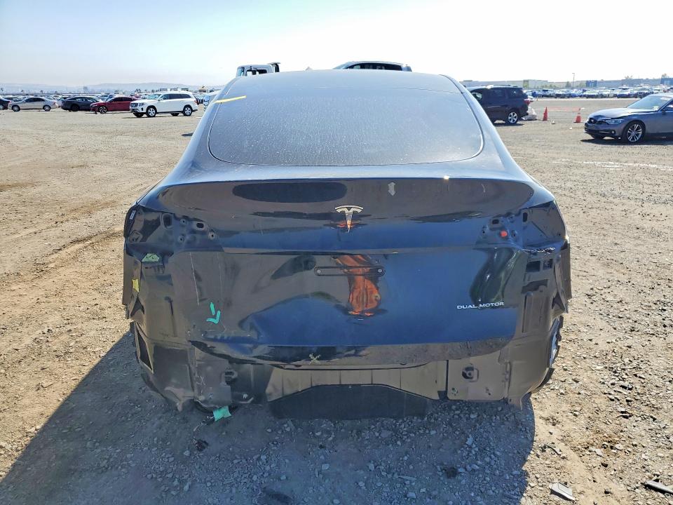 2023 Tesla Model y VIN 7SAYGDEE5PA147131 COPART salvage auction — REAR END, Ca - Salvage Certificate, sold $10,800 on 2026-07-28 (photo 6)
