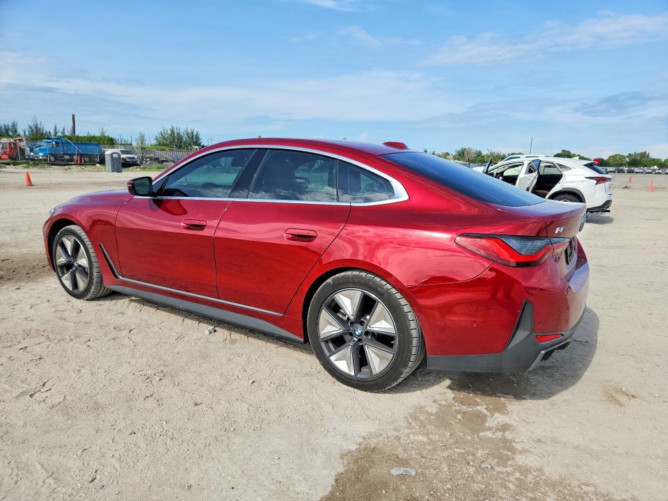 2025 BMW I4 VIN WBY23HD0XSFT99569 COPART salvage auction — REAR END, Fl - Cert Of Title Slvg Rebuildable, sold $18,300 on 2026-07-02 (photo 2)