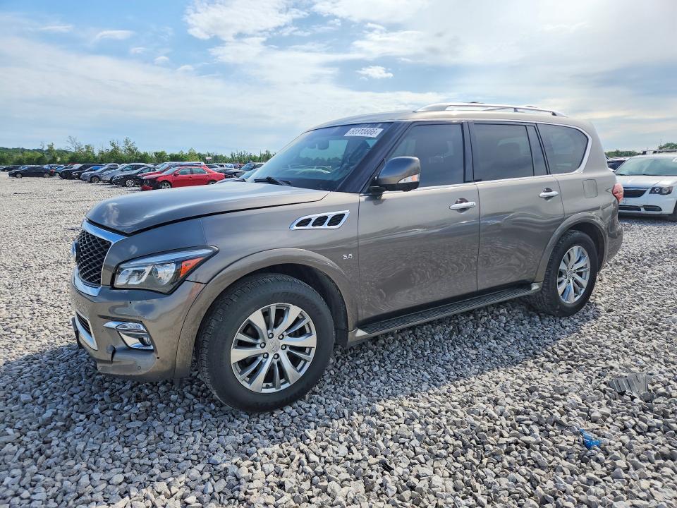 2017 Infiniti Qx80 VIN JN8AZ2NE3H9158242 COPART salvage auction — MINOR DENT/SCRATCHES, Il - Certificate Of Title, sold $700 on 2026-07-28 (photo 1)