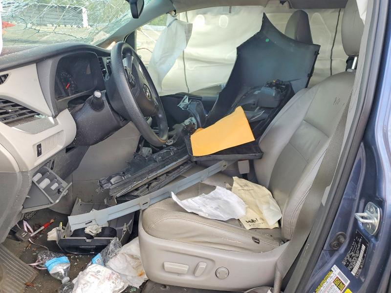 2015 Toyota Sienna VIN 5TDKK3DC8FS528433 COPART salvage auction — ROLLOVER, Or - Salvage Title Certificate, sold $1,100 on 2026-07-06 (photo 7)