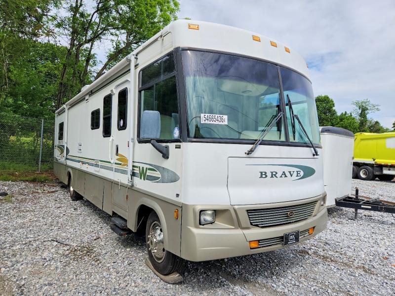 2002 Winnebago Brave VIN 1FCNF53S820A06050 COPART salvage auction — WATER/FLOOD, Pa - Cert Of Salvage-W=Flood Veh, sold $2,200 on 2026-08-13 (photo 1)