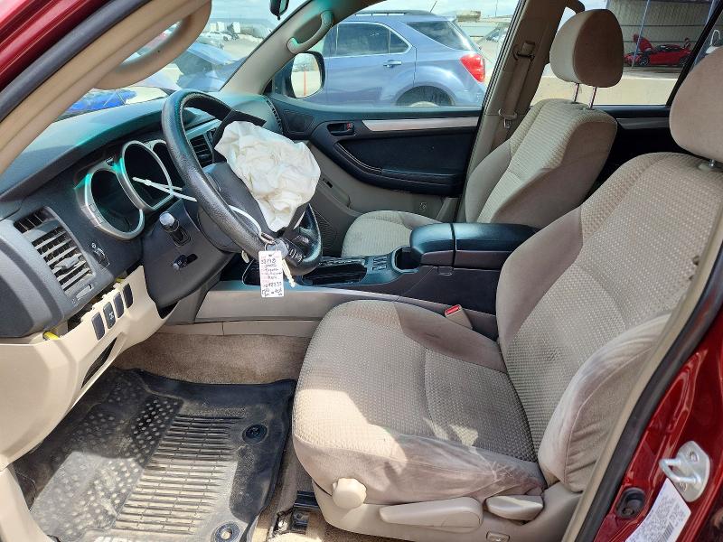 2005 Toyota 4runner VIN JTEBU14RX58048833 COPART salvage auction — FRONT END, Wy - Certificate Of Title, sold $300 on 2026-07-07 (photo 7)